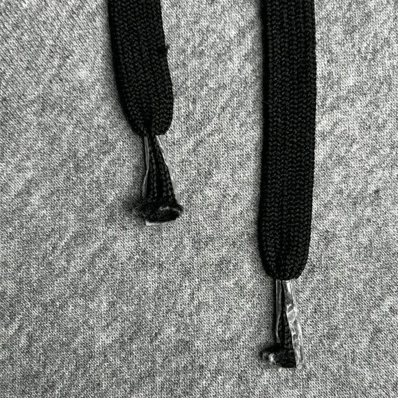 Jordan Hoodie Mens Large Gray Fleece Lined Pullover Jumpman Logo Basketball Nike - Picture 5 of 10